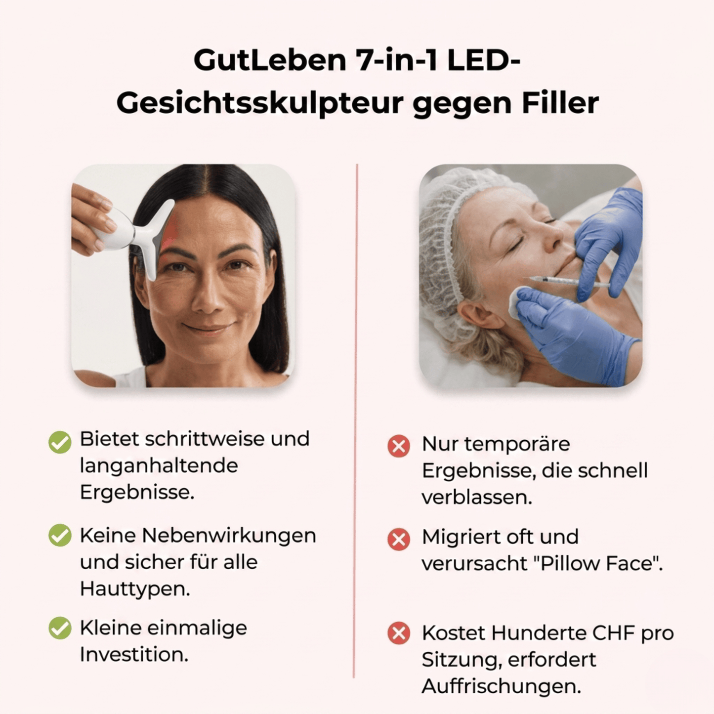 GutLeben 7-in-1 LED Gesichts-Sculptor