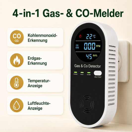 Gut-Leben™ Steckdosen-CO-Melder