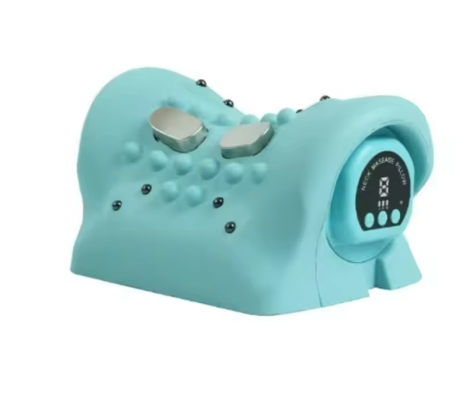 Electric Heated EMS Pulse Cervical Traction Pillow with Six Levels of Heat Neck Massager and Shoulder Stretcher Massage Products (Private Listing 3150578 )