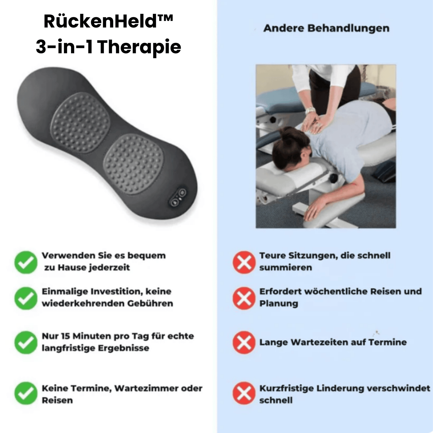 RückenHeld™ / 3-in-1 Therapie