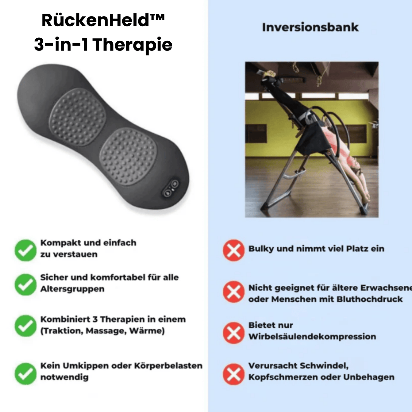 RückenHeld™ / 3-in-1 Therapie